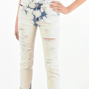 🆕Skinny Fries Mom Jeans Distressed 9 🆕